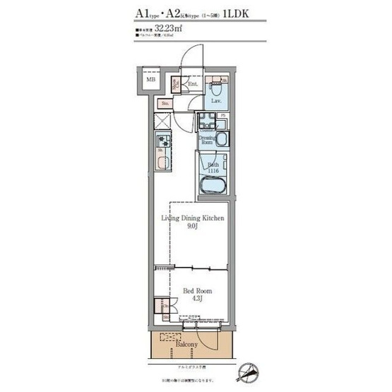 【間取り】 | ＬＵＭＩＮＯＵＳつつじヶ丘