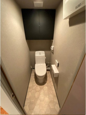 【トイレ】 | プライムスクエア住吉公園 | 温水洗浄便座付のトイレで、冬の寒い時期でも快適！汚れた時にはサッと拭けて衛生的です。