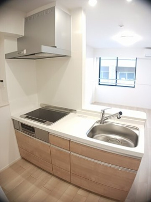 【キッチン】 | グランベル | コンパクトなキッチンで掃除もラクラク