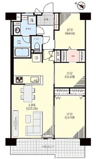 【間取り】 | スカイパル鳩ケ谷本町