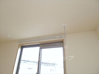 広島市安佐北区可部１丁目のアパートの設備|便利な室内物干し