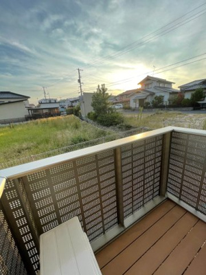 【バルコニー】 | アローネ | イメージ107号室写真（反転タイプ）