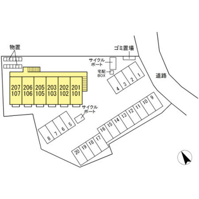 【区画図】 | アローネ