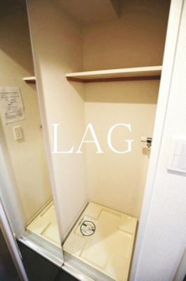 【設備】 | シンシア三田慶大前 | 室内洗濯機置き場になります。