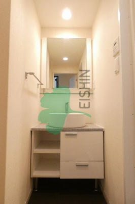 【洗面所】 | リアンシエルブルー東公園 | シンプルで使いやすい洗面台です！