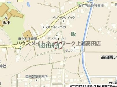 ビレッジケイツⅢの地図|位置図