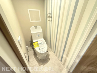 【トイレ】 | パレス南塚口壱号棟　リフォーム済　最上階角部屋 | 新品のトイレです♪水廻り全てが新品で気持ちよくご入居していただけます！！