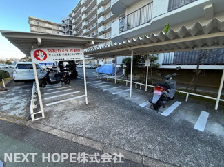 【駐輪場】 | パレス南塚口壱号棟　リフォーム済　最上階角部屋 | バイク置き場です♪