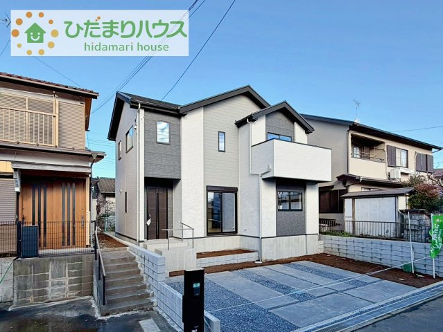 【外観】 | 牛久市南16期　新築戸建 | デザイナーズのようなお洒落な外観です(^^♪