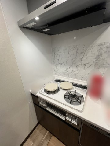 サンクレイドル桜街道レジデンスのキッチン|システムキッチン・コンロ