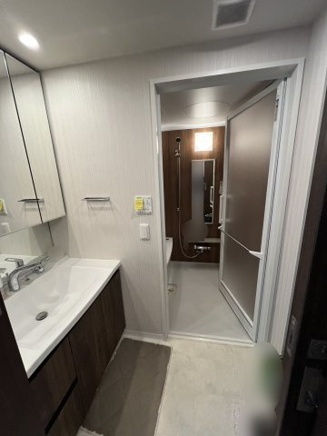 サンクレイドル桜街道レジデンスの独立洗面台|洗面化粧室