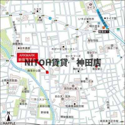【地図】 | ＡＲＫＭＡＲＫ新宿西落合