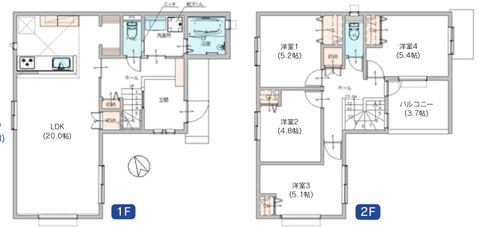【間取り】 | 厚木市戸室五丁目　新築分譲住宅　全1棟