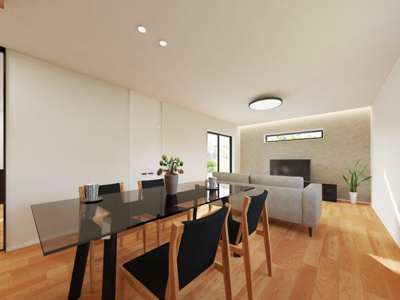 【完成予想図】 | 厚木市戸室五丁目　新築分譲住宅　全1棟 | 内観イメージパースです