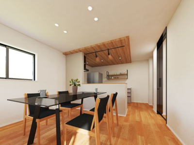 【完成予想図】 | 厚木市戸室五丁目　新築分譲住宅　全1棟 | 内観イメージパースです