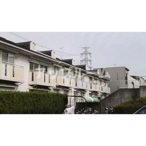 サンハイツ藤山台C棟のバルコニー