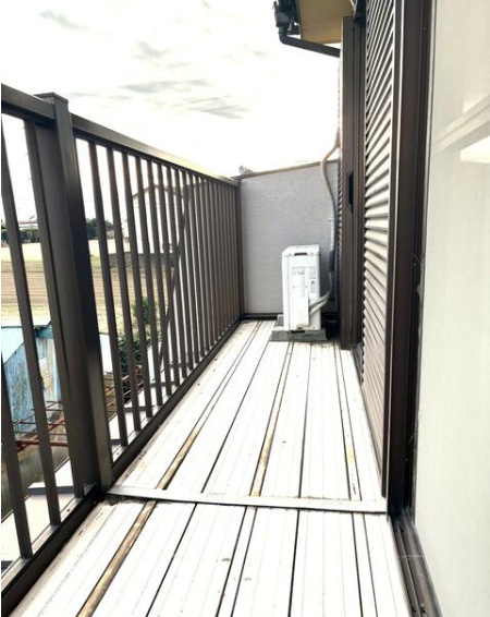 野田市木野崎　中古戸建　平成4年築　のバルコニー