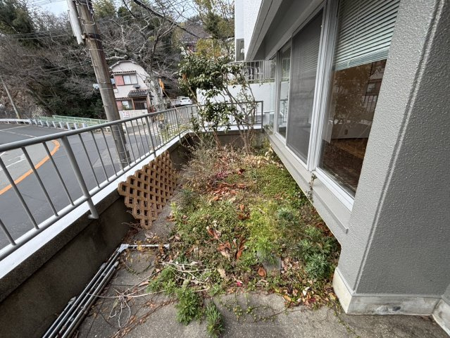 テラスハウス住吉台のバルコニー