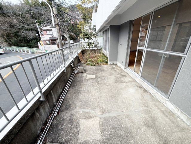 テラスハウス住吉台のバルコニー