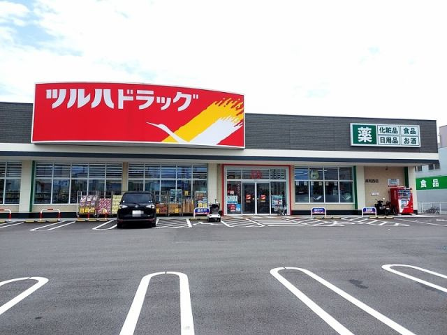 高知市神田　中古一戸建ての周辺|ツルハドラッグ高知西店（750ｍ）