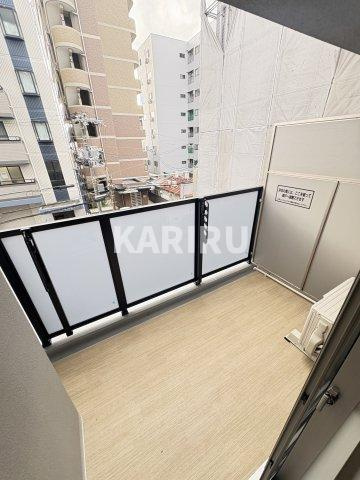 リヴェント玉造のバルコニー