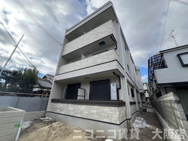 豊中市宝山町のアパートの外観