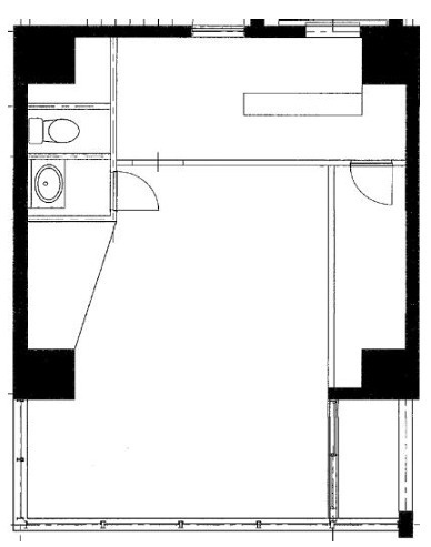 大阪市中央区西心斎橋１丁目の店舗一部の間取り