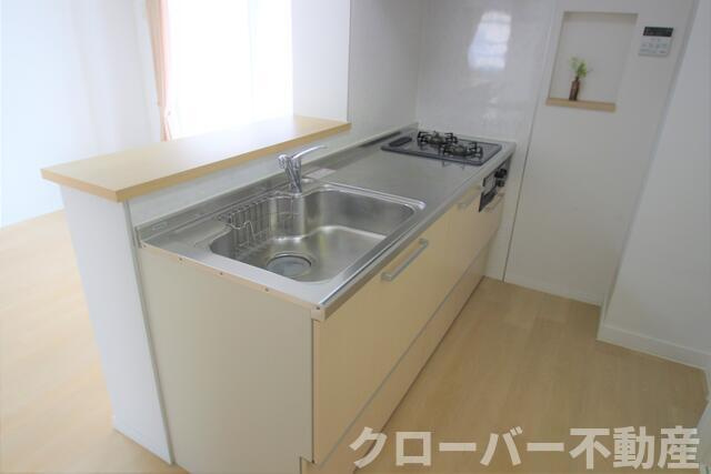 京都北山　２棟のキッチン