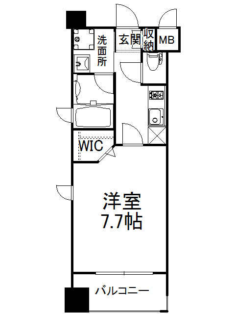 新品家具付きマンション西中洲12B(KaGood福岡)