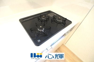 【キッチン】 | クレイドルガーデン山口市平井第７（２号棟） | ガスコンロ（都市ガス用）です。