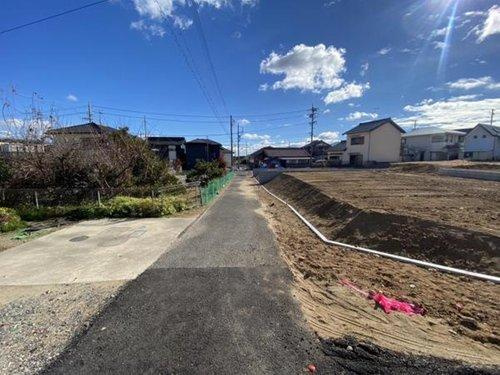知多市大草字見内山の外観|R7.1.27撮影　間口8.5ｍ！
