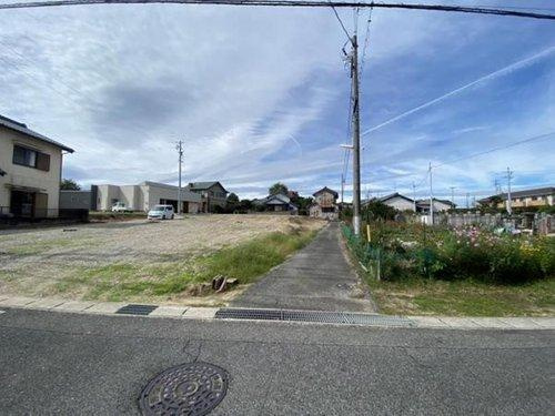 知多市大草字見内山の前面道路含む現地写真|R6.10.28撮影　前道2.5ｍ