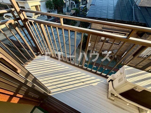 さくらコーポのバルコニー