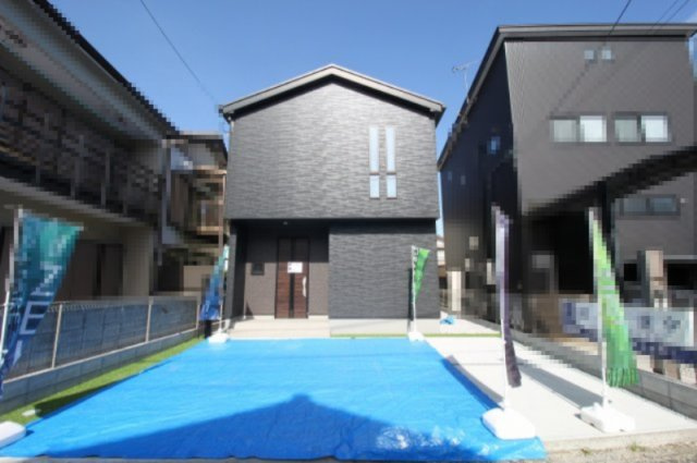 城北町　新築戸建の外観|3LDK+WIC+SIC　建物面積　102.68㎡（約31.06坪）