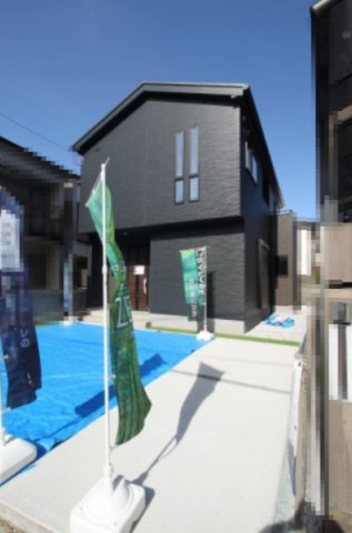 城北町　新築戸建の外観|内覧可能です！
土地面積　124.69㎡（約37.71坪）