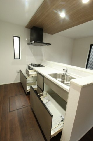 城北町　新築戸建のキッチン|収納