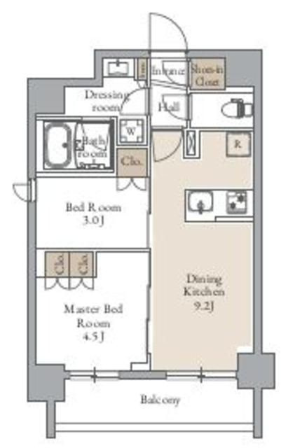 グランカーサ三ノ輪Ⅱの間取り