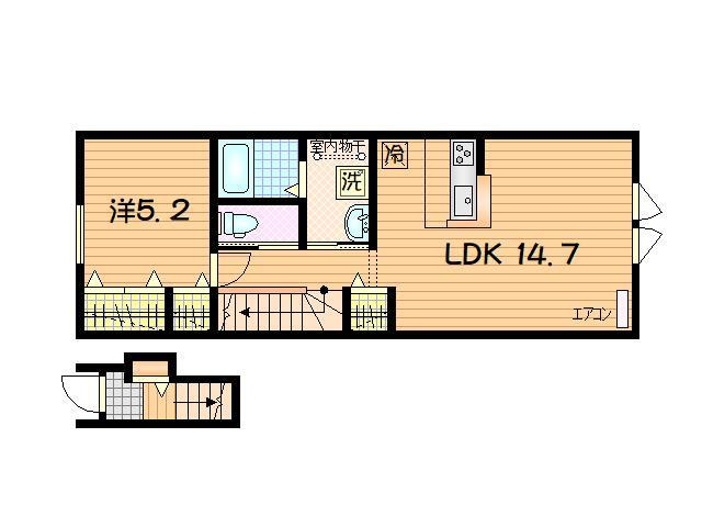 【新築】ＭＩＴＡＫＥ　ＳＯＬＥＩＬ（ミタケソレイユ）の間取り