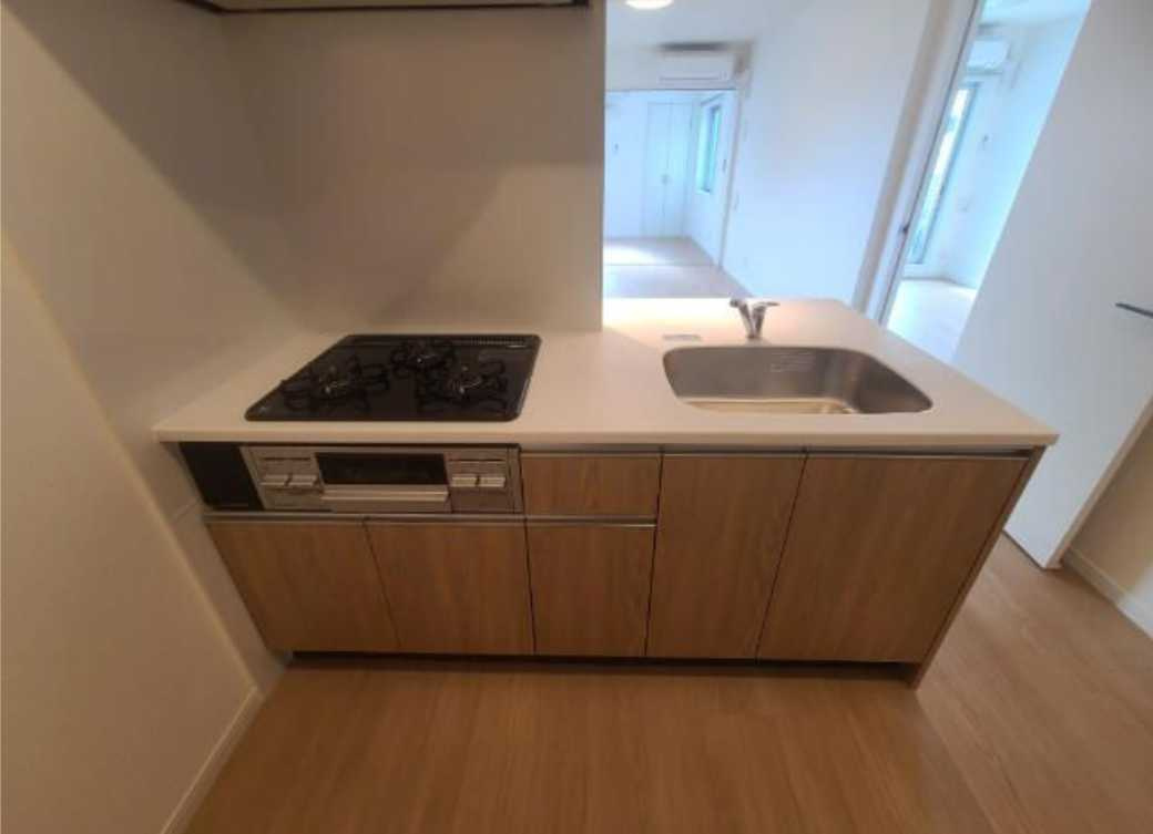 ヴェルデ三軒茶屋　築浅　ネット無料　ファミリー向けのキッチン
