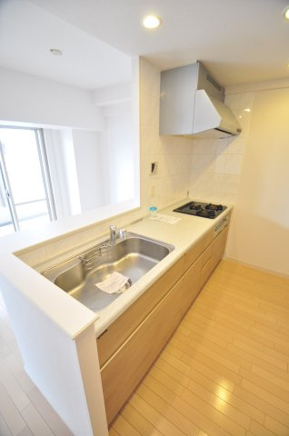 大阪市都島区毛馬町２丁目の賃貸マンションのキッチン