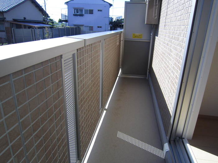 ウエスト　フィールド　B棟のバルコニー