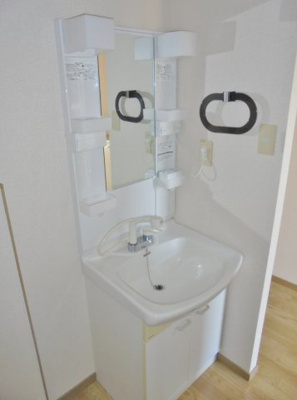 【洗面所】 | グランドール草戸Ⅱ | 洗髪洗面化粧台