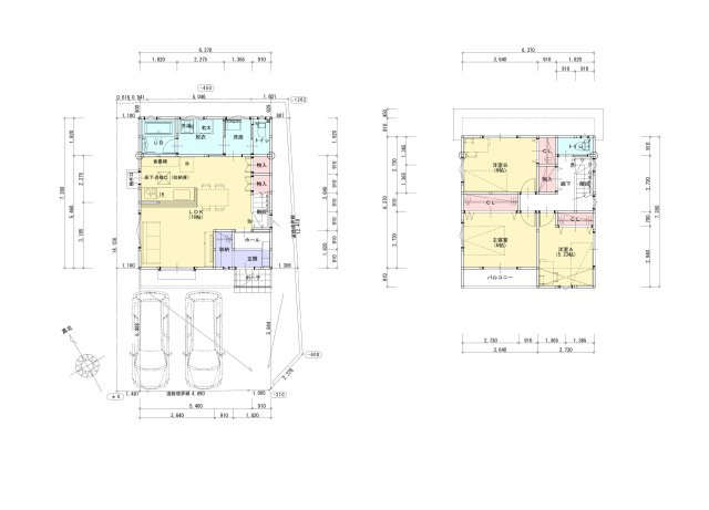 瀬戸南町一丁目（東）　売土地　（建築条件付）の土地図＋建物プラン例|建物プラン例です