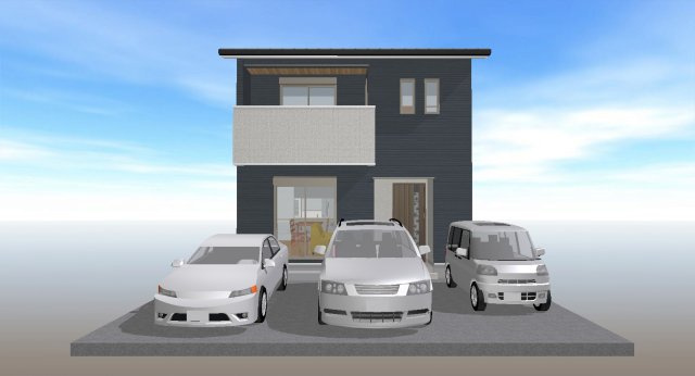 瀬戸南町一丁目（西）　売土地の外観パース|外観パースです