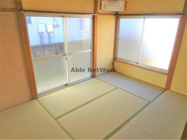 中田荘の和室|6帖の和室です！