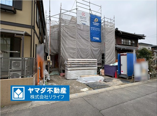 ブルーミングガーデン　江南市赤童子町白山　全1区画分譲の外観|「現地（2026年1月5日）撮影」　
■外観写真　
■ヤマダ不動産　株式会社リライフ　