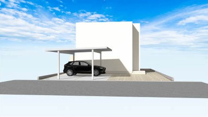 高島市新旭町北畑1丁目新築戸建の設備|カーポート