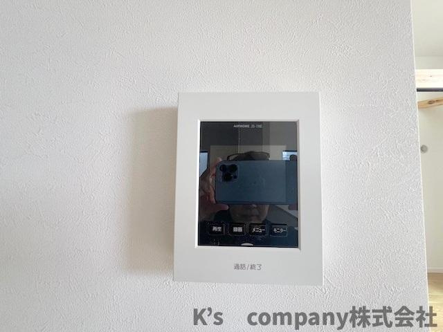 ◎茅ヶ崎市浜須賀　新築戸建　1号棟のセキュリティ|訪問者の顔が見えて安心です♪