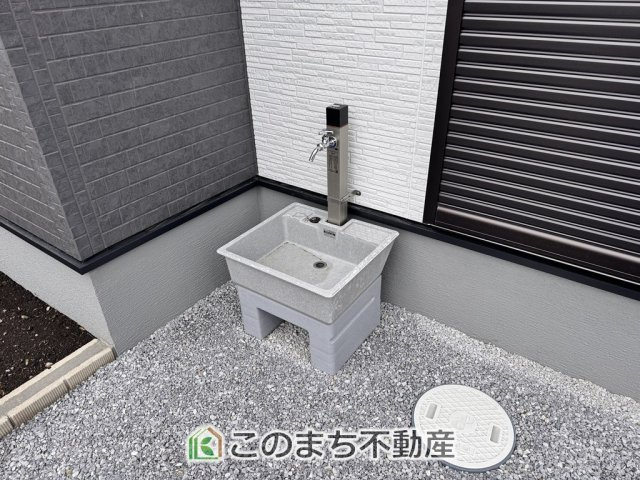 LiveleGarden.S宇都宮市鶴田町第23の設備|外水栓はアウトドアやガーデニング、車のお手入れにも活躍します。