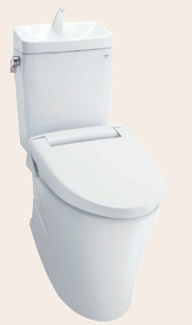 【トイレ】 | プライム市川妙典 | アクアセラミックを採用した、掃除にも配慮された清潔感のあるリモコン付きトイレです